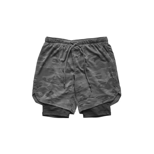 2 In 1 Double-Deck Running Shorts for Men - Look Good Store
