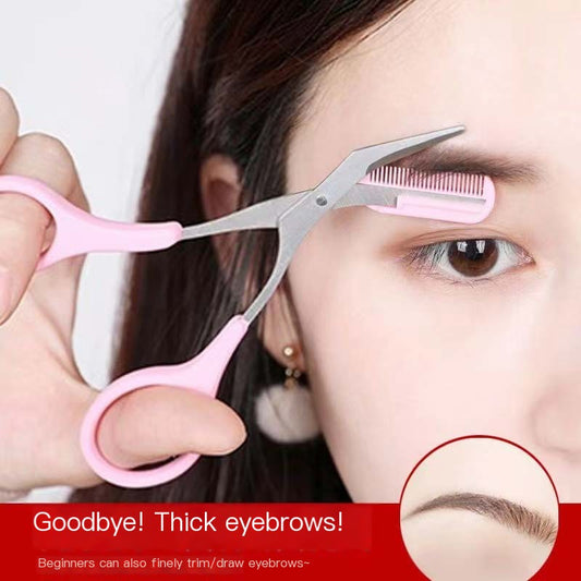 Eyebrow Scissors with Comb for Beginners and Makeup - Look Good Store