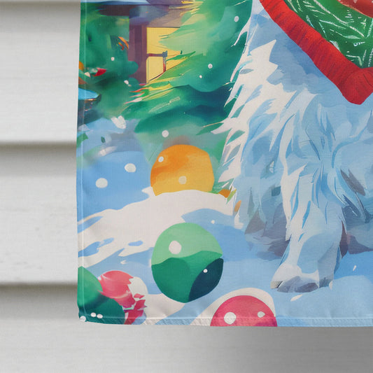 Westie Christmas House Flag - Look Good Store