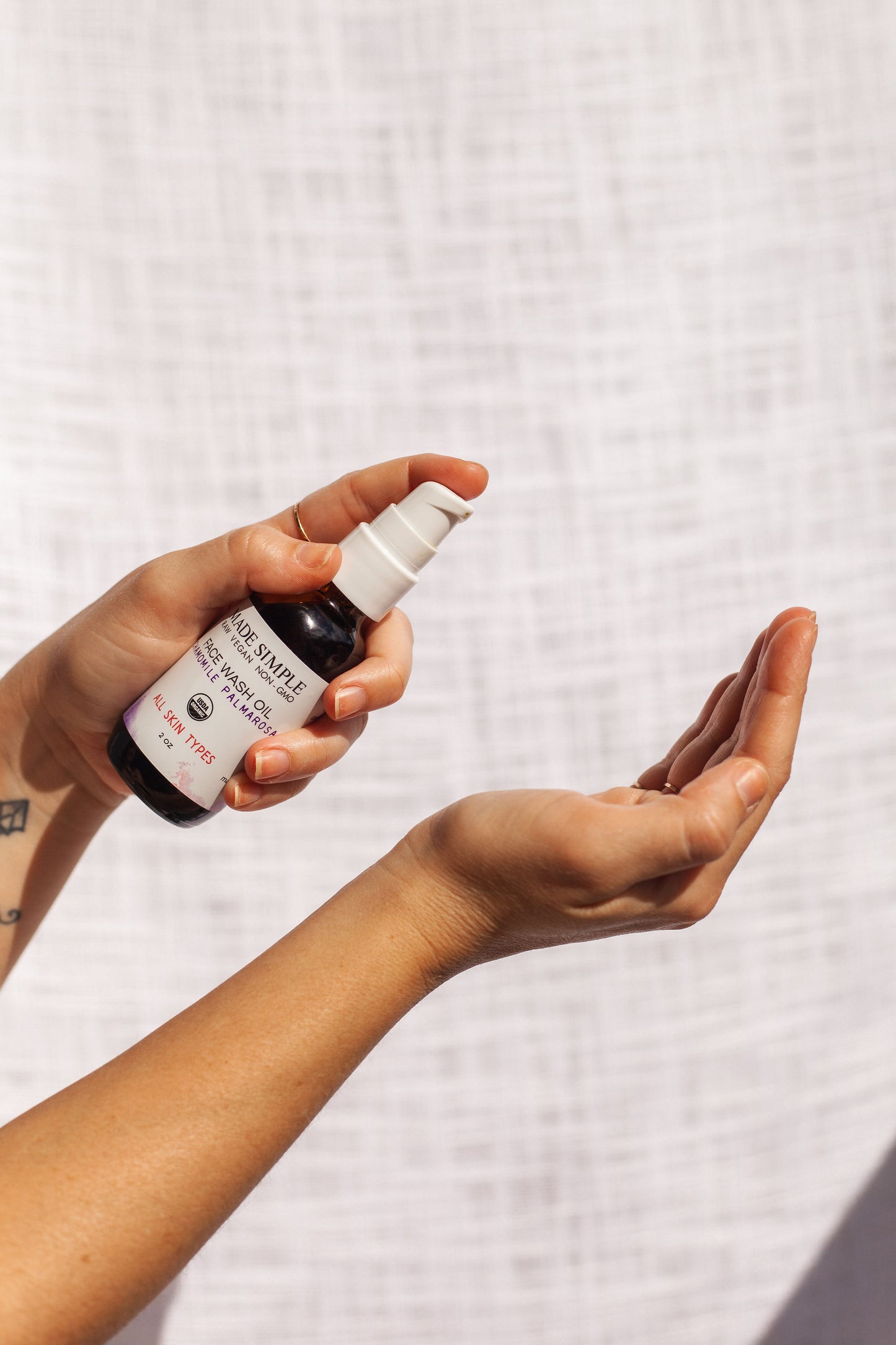 Chamomile Palmarosa Face Wash - Certified Organic, Vegan & Cruelty-free - Look Good Store