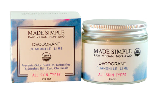 Chamomile Lime Deodorant - Certified Organic, Vegan & Cruelty-free - Look Good Store