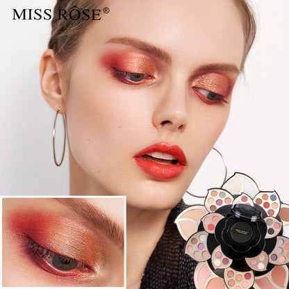 Multifunctional Makeup Full Set with Black Floral Palette - Look Good Store