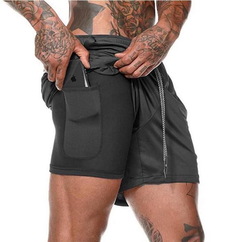 2 In 1 Double-Deck Running Shorts for Men - Look Good Store