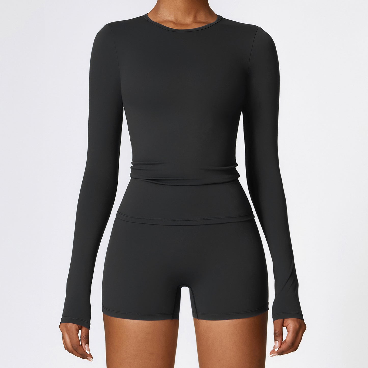 Slim Long Sleeve Pullover Top For Women - Look Good Store