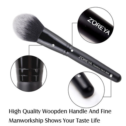 ZOREYA 15-Piece Makeup Brush Set with Black Handles - Look Good Store