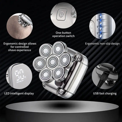 Waterproof Rechargeable Bald Head Shaver for Men - Look Good Store