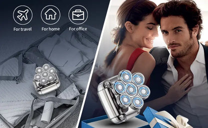 Waterproof Rechargeable Bald Head Shaver for Men - Look Good Store