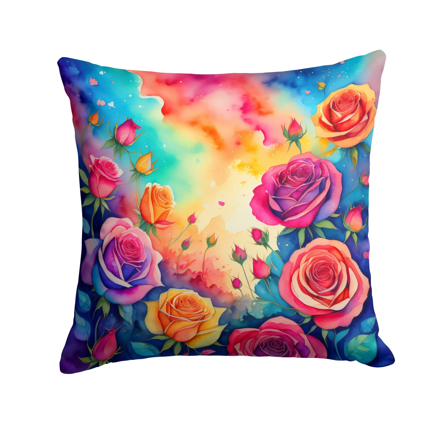 Colorful Roses Throw Pillow - Look Good Store