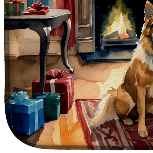 Finnish Spitz Cozy Christmas Dish Drying Mat - Look Good Store