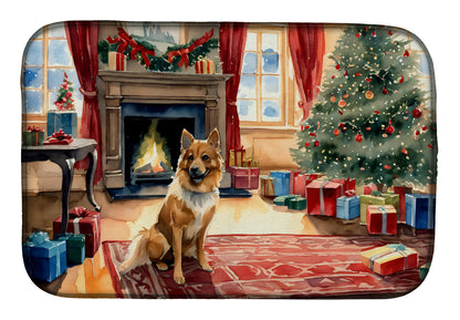 Finnish Spitz Cozy Christmas Dish Drying Mat - Look Good Store
