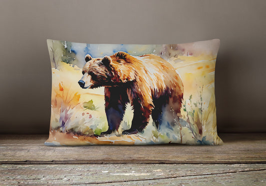 Grizzly Bear Throw Pillow - Look Good Store