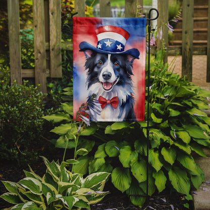 Border Collie Patriotic American Garden Flag - Look Good Store