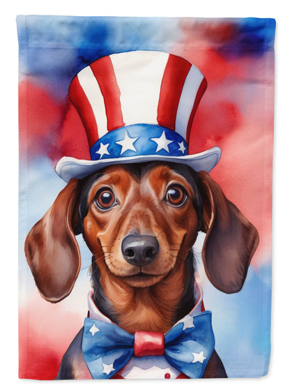 Dachshund Patriotic American House Flag - Look Good Store