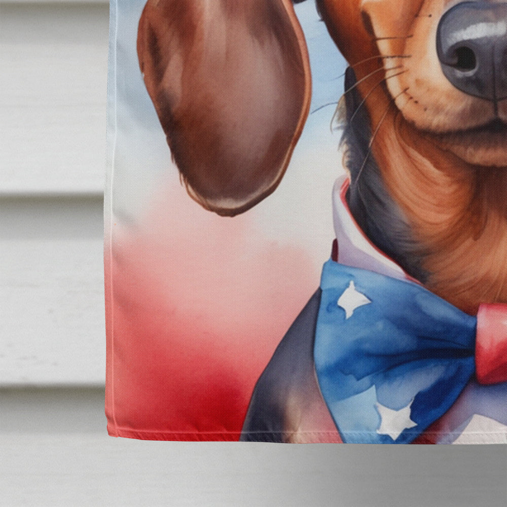 Dachshund Patriotic American House Flag - Look Good Store