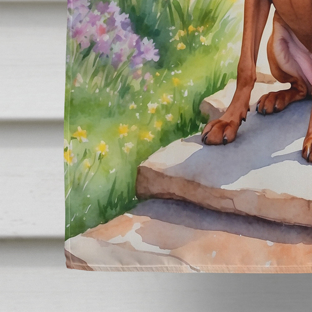 Vizsla Spring Path House Flag - Look Good Store