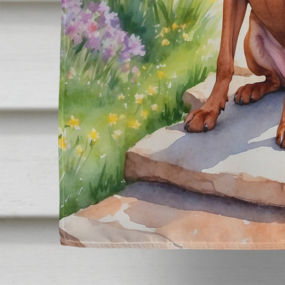Vizsla Spring Path House Flag - Look Good Store