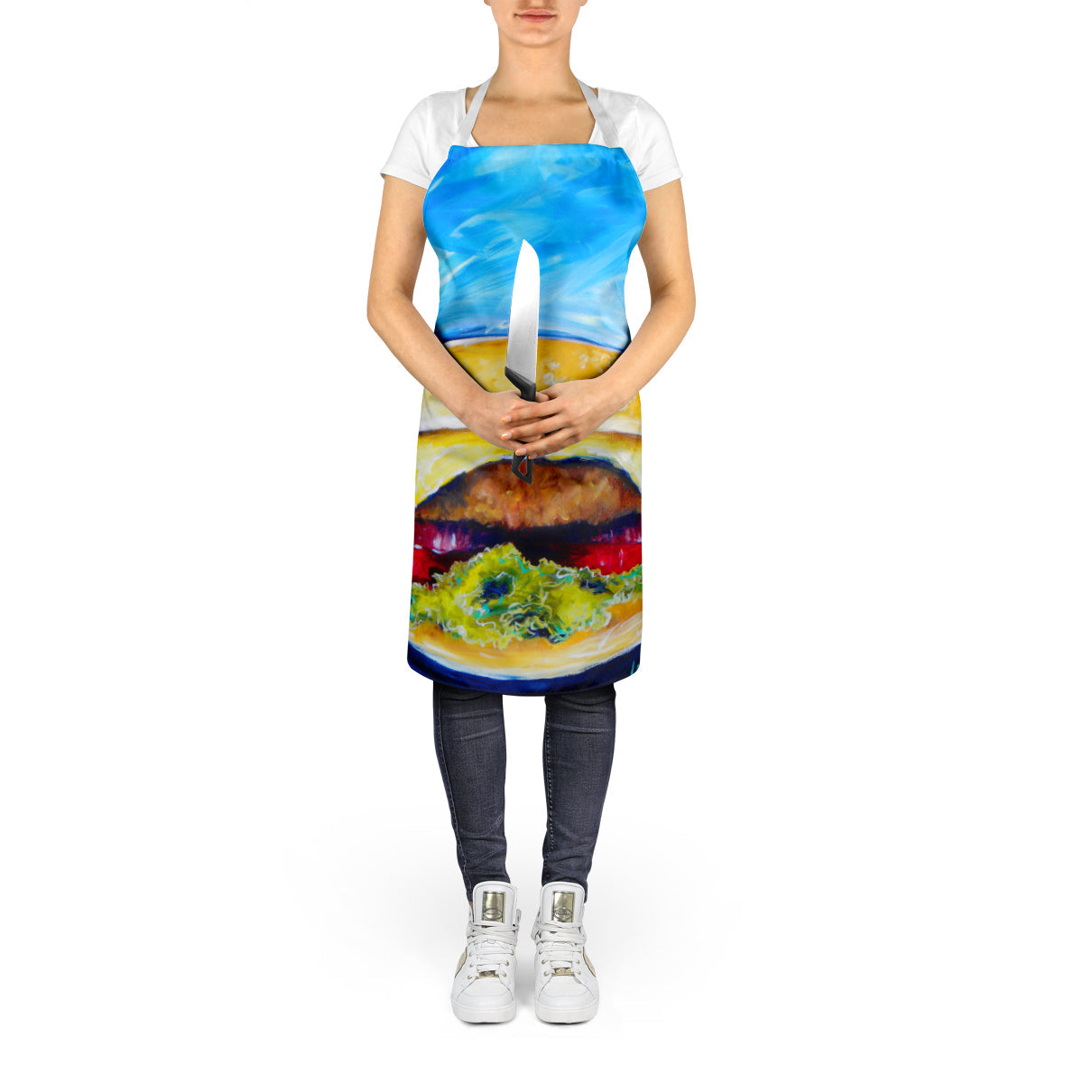 I Want Mine Dressed Hamburger Apron - Look Good Store