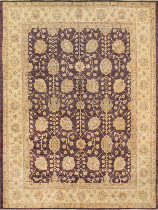 Canvello Ferehan Hand-Knotted Lamb's Wool Area Rug- 9'2" X 12'2" - Look Good Store