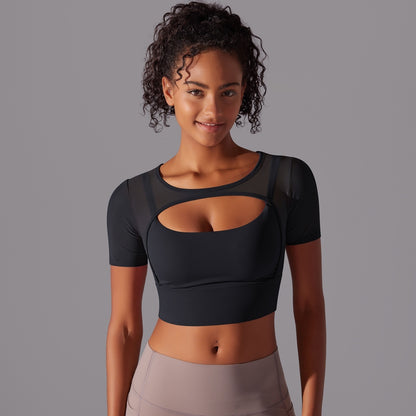 Double Layer Yoga Fitness Top - Look Good Store