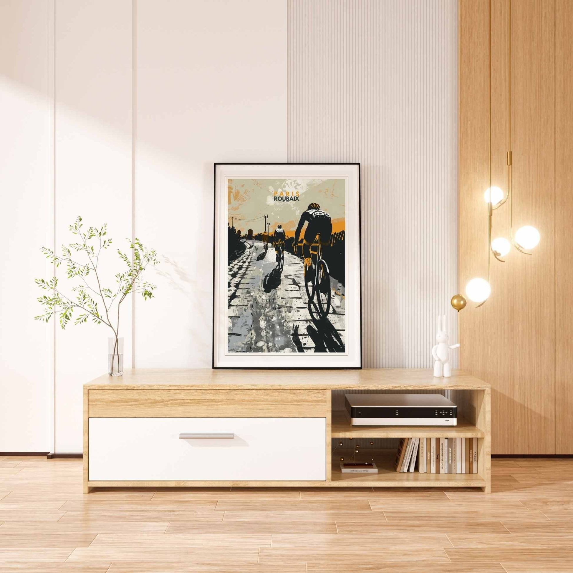 Impression Paris- Roubaix | Affiche cyclisme Paris- Roubaix - Look Good Store