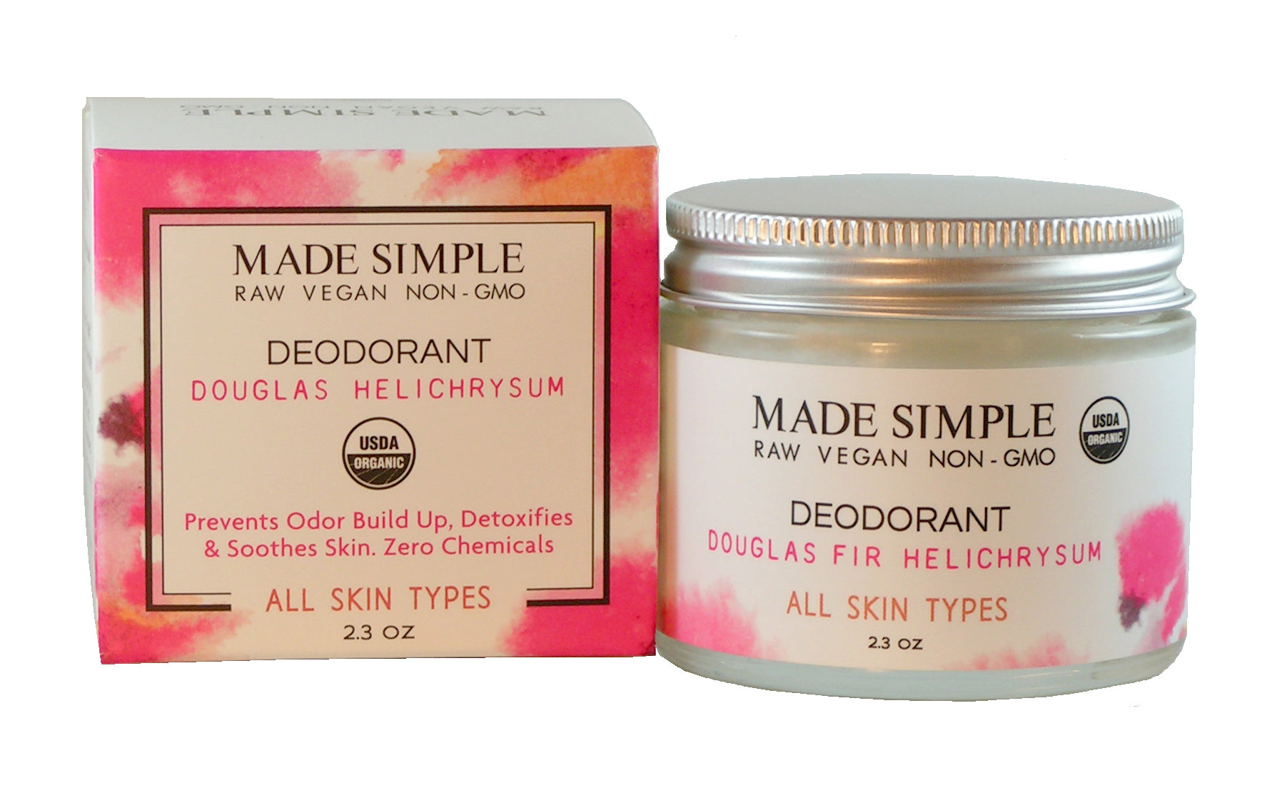 Douglas Fir Helichrysum Deodorant - Certified Organic, Vegan & Cruelty-free - Look Good Store