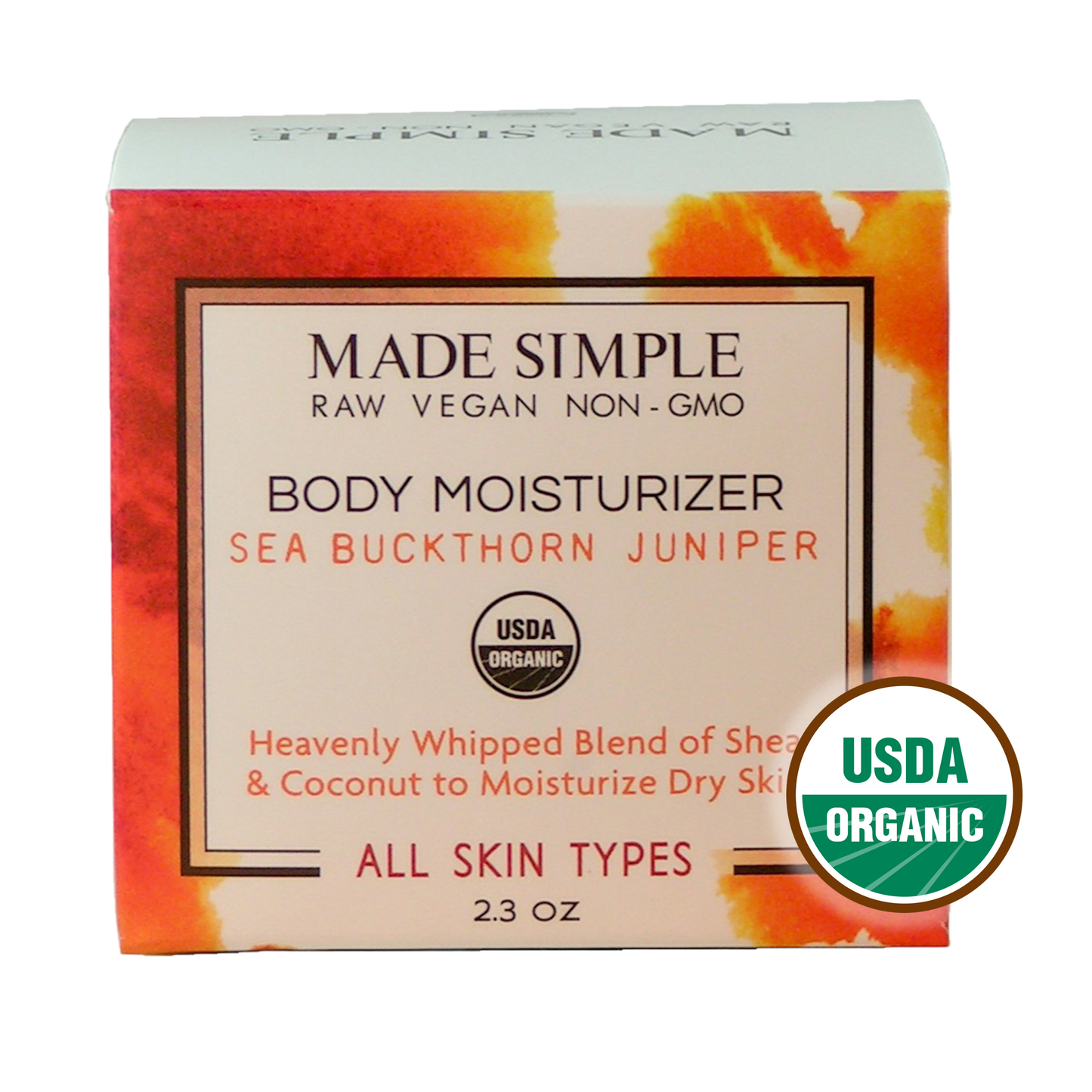 Sea Buckthorn Juniper Moisturizer - Certified Organic, Vegan & Cruelty-free - Look Good Store
