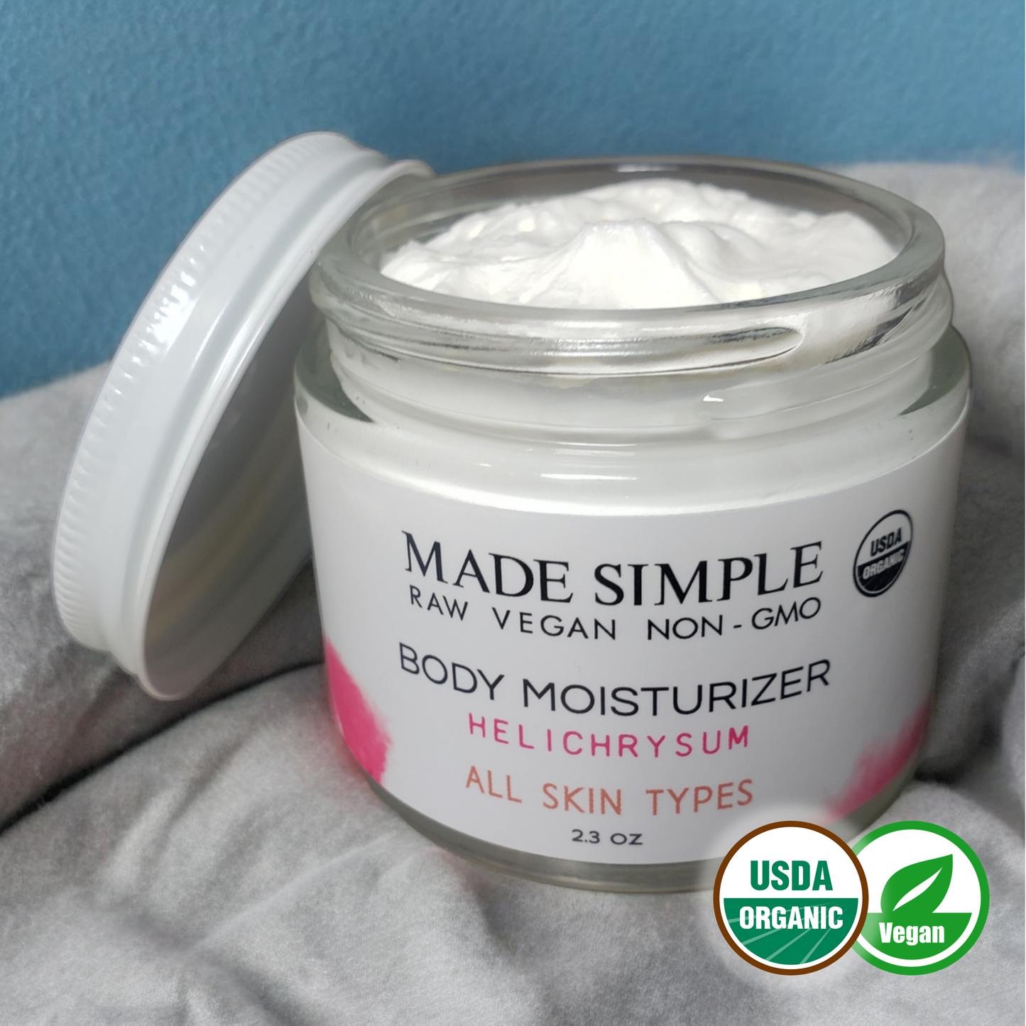 Helichrysum Moisturizer - Certified Organic, Vegan & Cruelty-free - Look Good Store