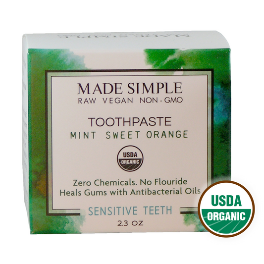 Mint Sweet Orange Toothpaste - Certified Organic, Vegan & Cruelty-free - Look Good Store