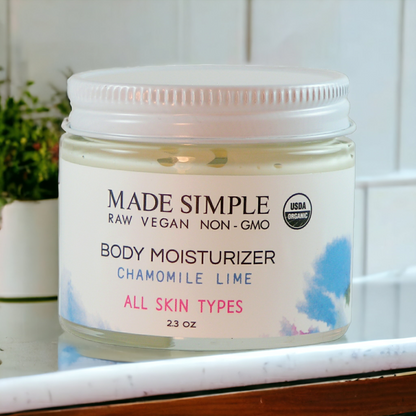 Chamomile Lime Moisturizer - Certified Organic, Vegan & Cruelty-free - Look Good Store