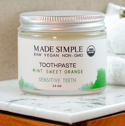 Mint Sweet Orange Toothpaste - Certified Organic, Vegan & Cruelty-free - Look Good Store