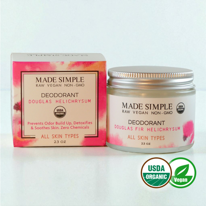 Douglas Fir Helichrysum Deodorant - Certified Organic, Vegan & Cruelty-free - Look Good Store