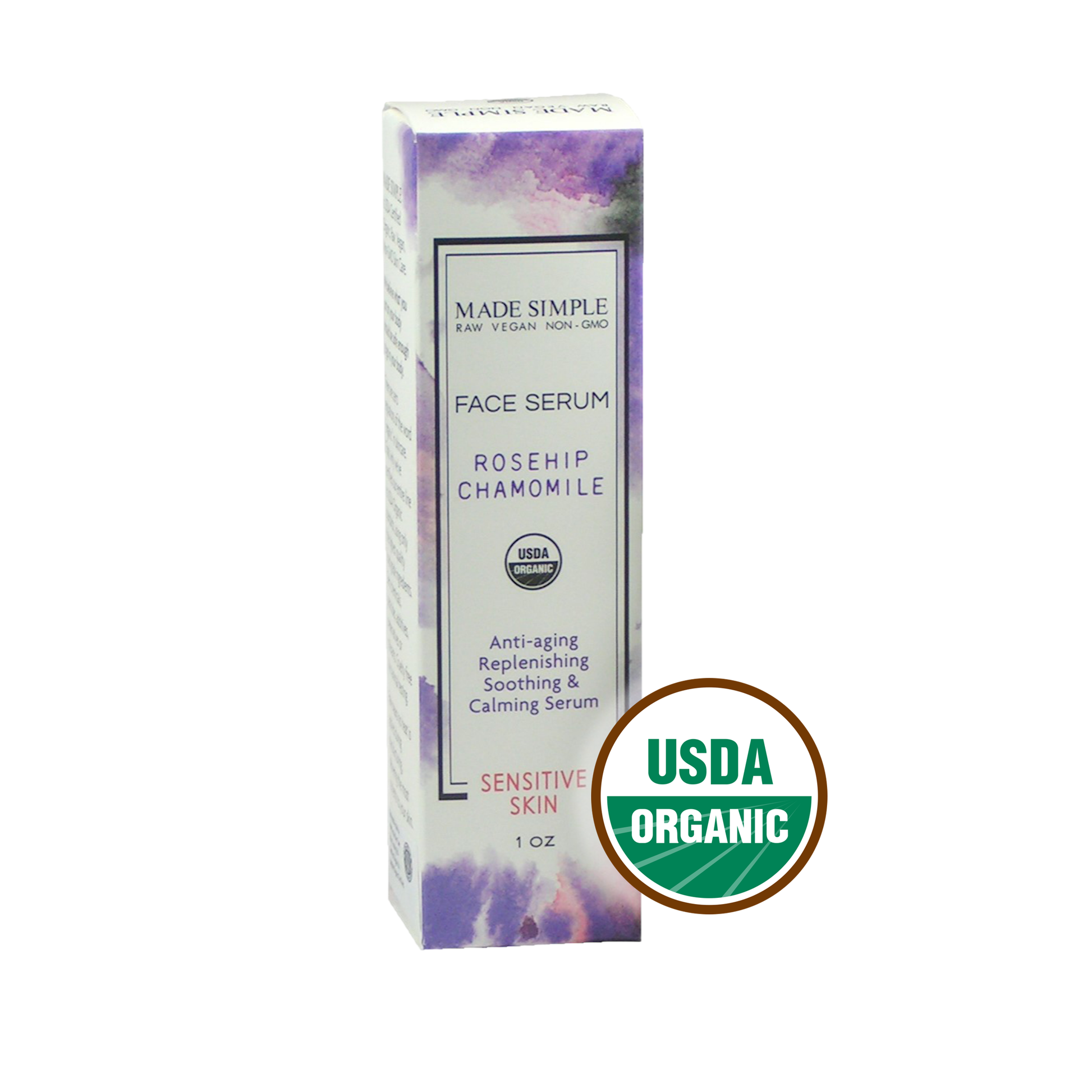Rosehip Chamomile Face Serum for Sensitive Skin - Certified Organic, Vegan & Cruelty-free - Look Good Store