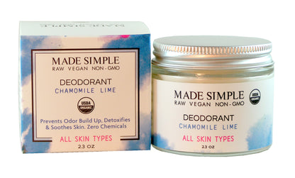Chamomile Lime Deodorant - Certified Organic, Vegan & Cruelty-free - Look Good Store