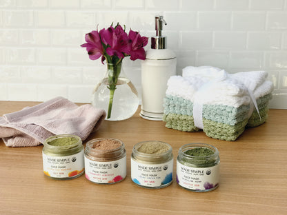 Cacao Green Tea Face Mask for Dry Skin - Certified Organic, Vegan & Cruelty-free - Look Good Store