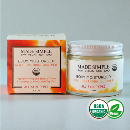 Sea Buckthorn Juniper Moisturizer - Certified Organic, Vegan & Cruelty-free - Look Good Store