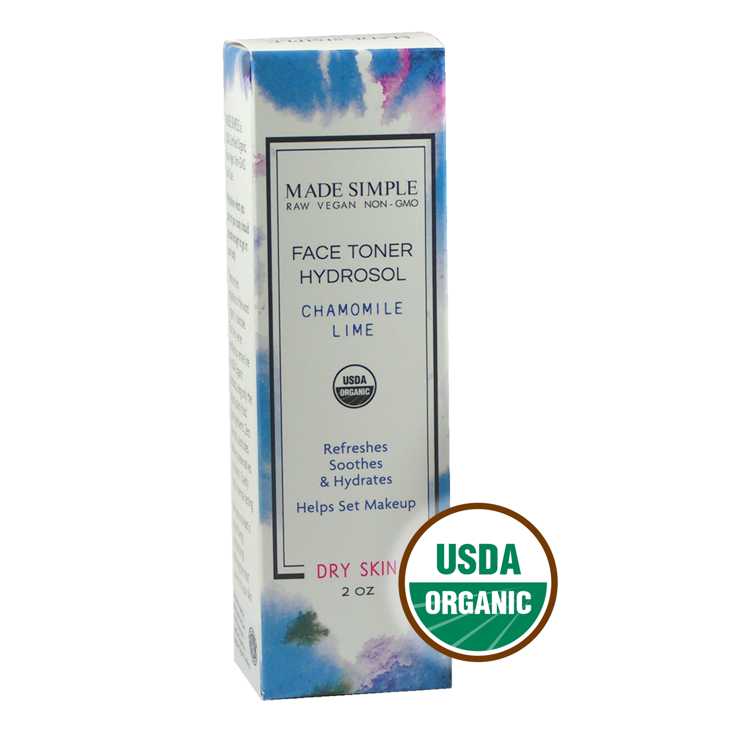 Chamomile Lime Face Toner for Dry Skin - Certified Organic, Vegan & Cruelty-free - Look Good Store