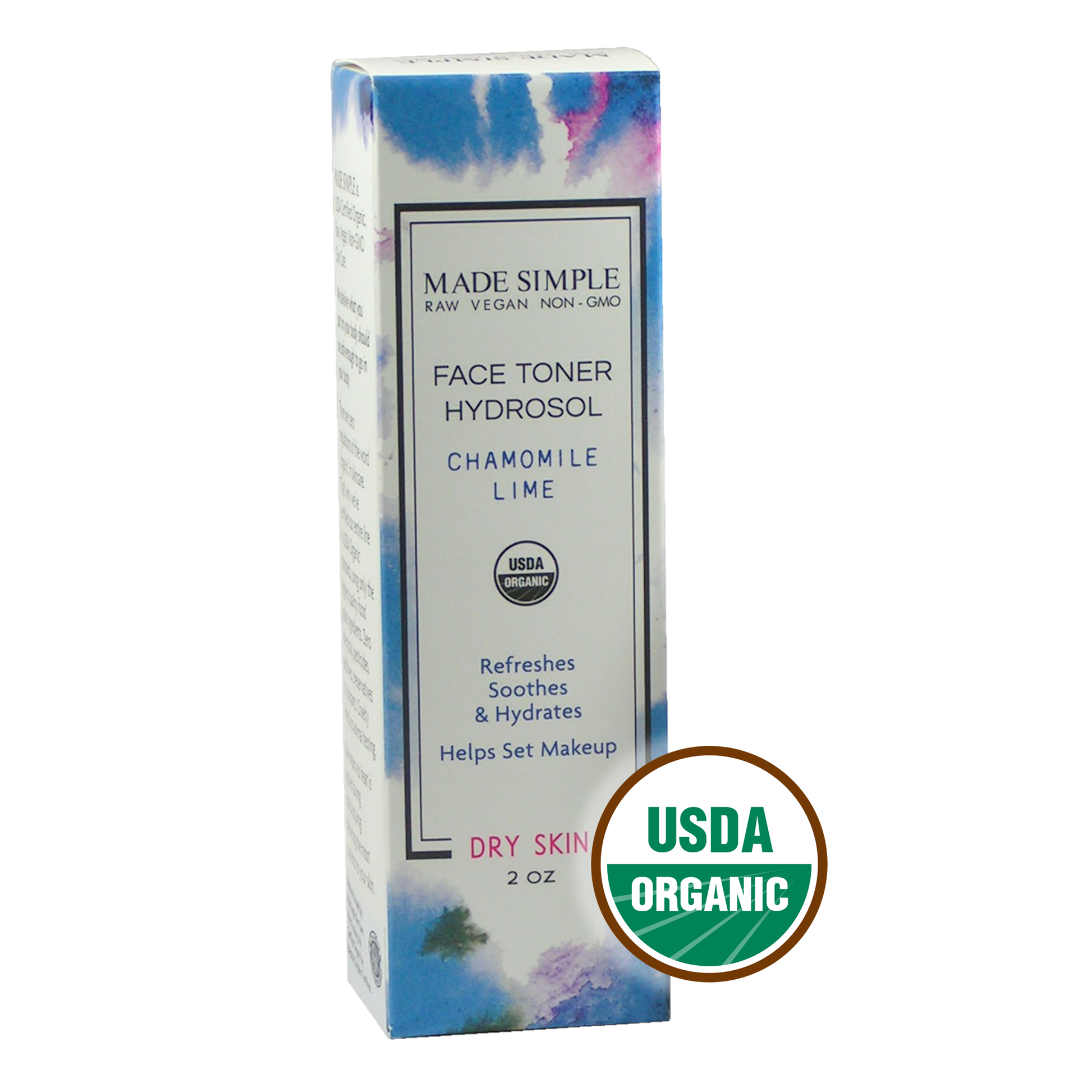 Chamomile Lime Face Toner for Dry Skin - Certified Organic, Vegan & Cruelty-free - Look Good Store