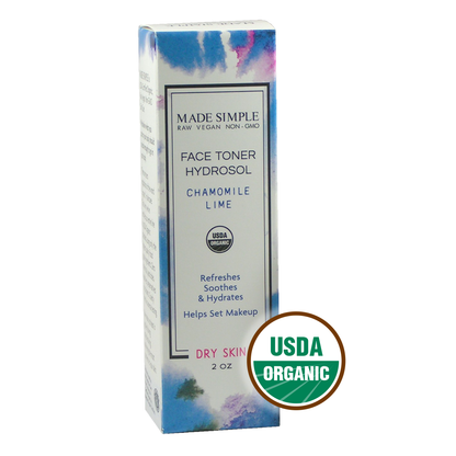 Chamomile Lime Face Toner for Dry Skin - Certified Organic, Vegan & Cruelty-free - Look Good Store