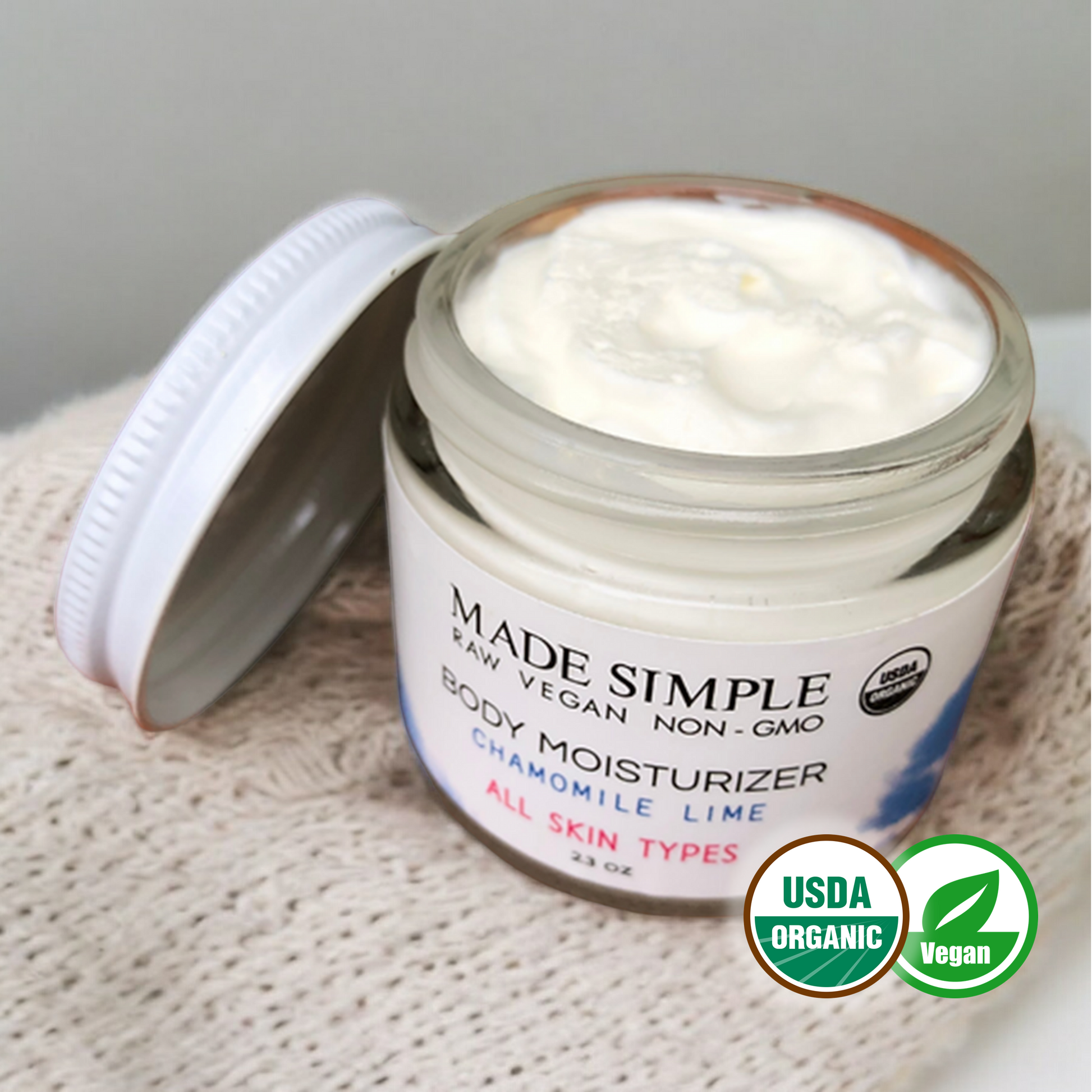 Chamomile Lime Moisturizer - Certified Organic, Vegan & Cruelty-free - Look Good Store
