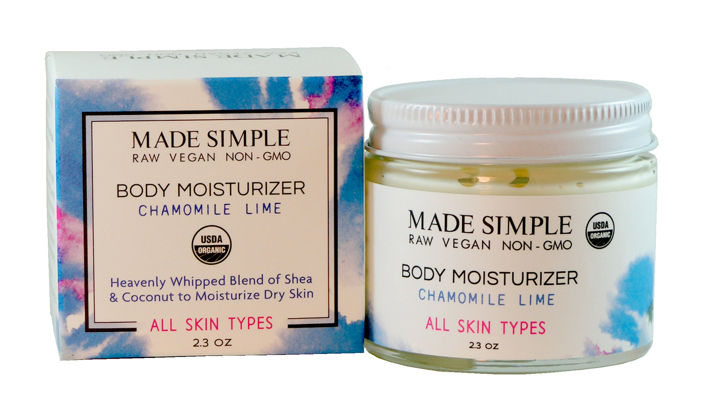 Chamomile Lime Moisturizer - Certified Organic, Vegan & Cruelty-free - Look Good Store
