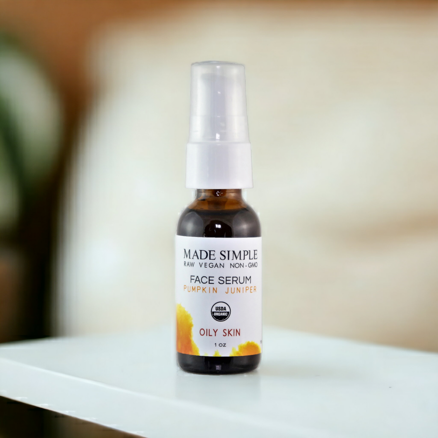 Pumpkin Juniper Face Serum for Oily Skin - Certified Organic, Vegan & Cruelty-free - Look Good Store
