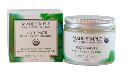 Mint Sweet Orange Toothpaste - Certified Organic, Vegan & Cruelty-free - Look Good Store
